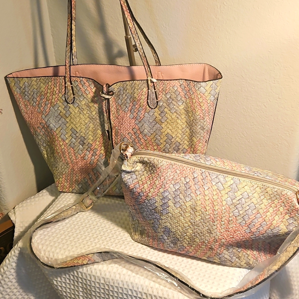 Jen & CO. "Bag In A Bag" Woven Bags